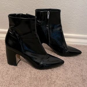 Sam Edelman Patent Leather Booties